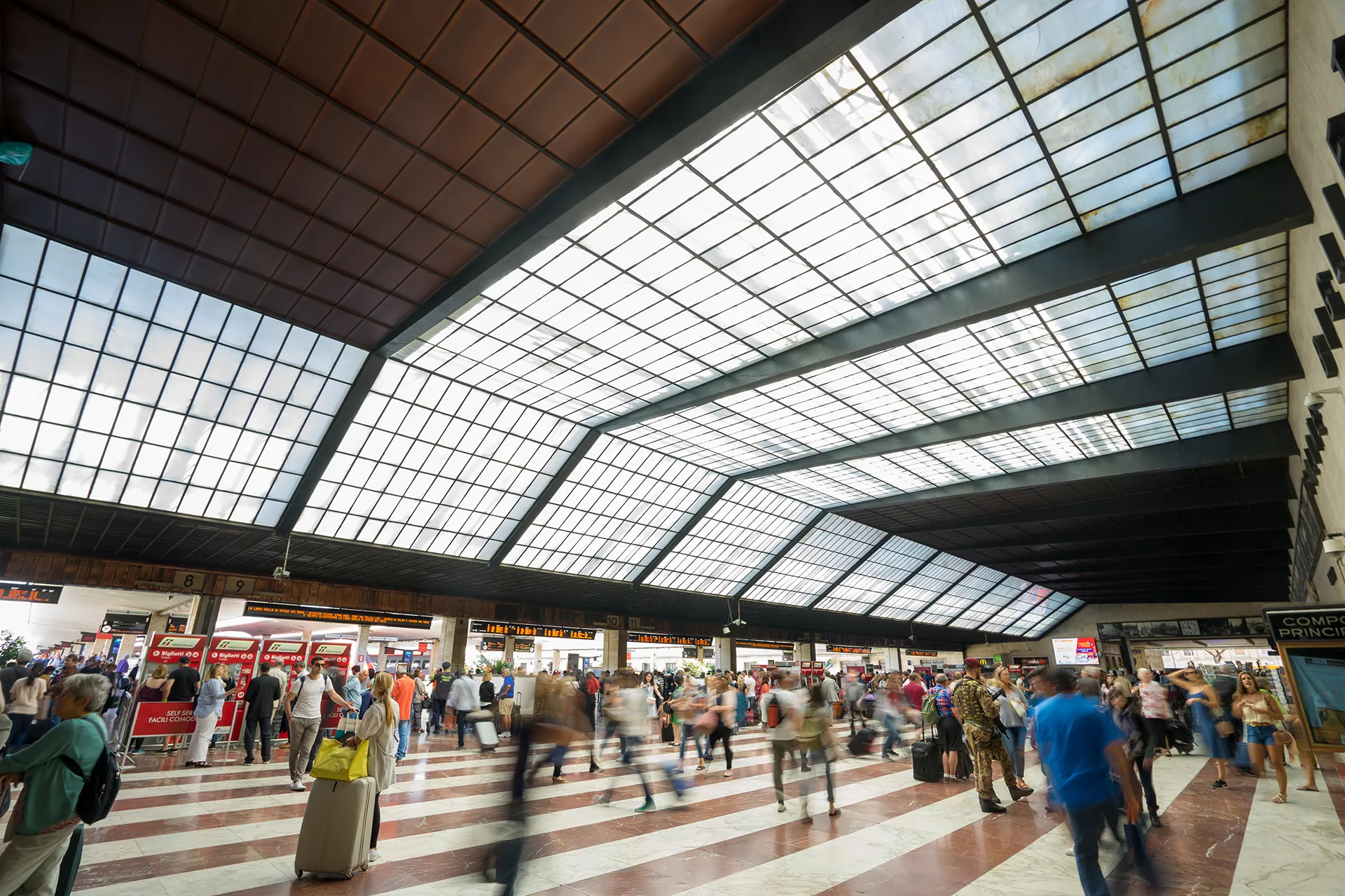 Florence Santa Maria Novella railway station.